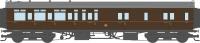 4P-021-404 Dapol GWR Corridor Toplight 1940 All Brown Twin Citie